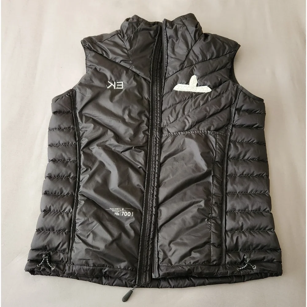Jack Wolfskin Men's Passamani Down Vest 700 Fill Black Size XL HyperDRY